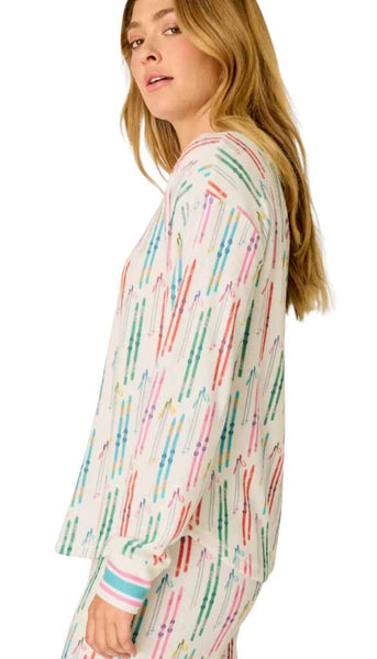 Long Sleeve Pj Top-Apres All Day
