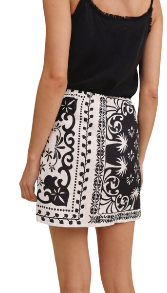 Wrap Skirt With Sash
