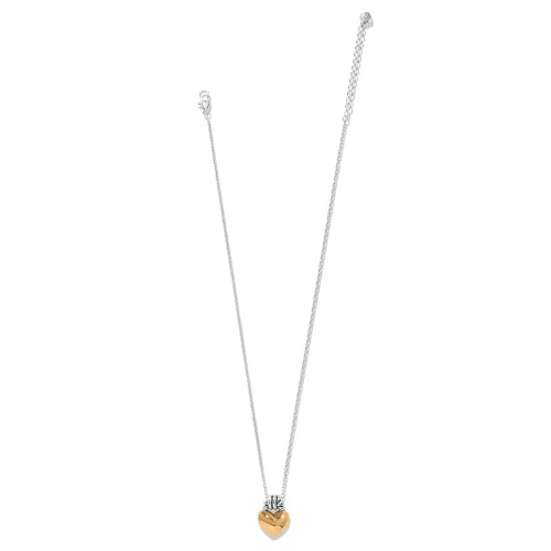 Interlok Love Knot Heart Necklace