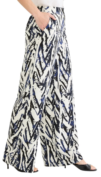 31" Indigo Crosshatch Wide Leg