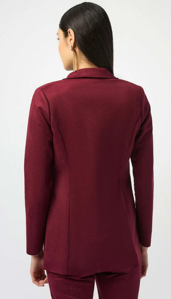 Scuba Suede Straight Blazer