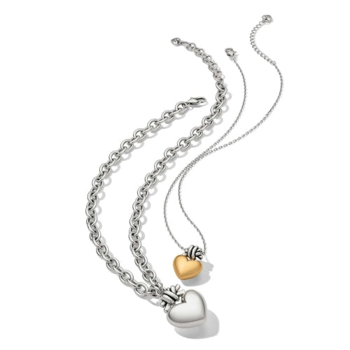 Interlok Love Knot Heart Necklace