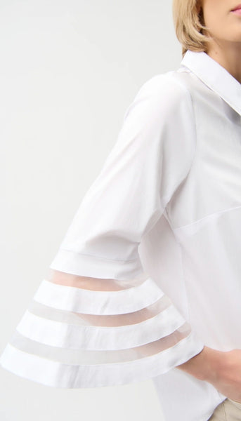 Poplin Straight Blouse