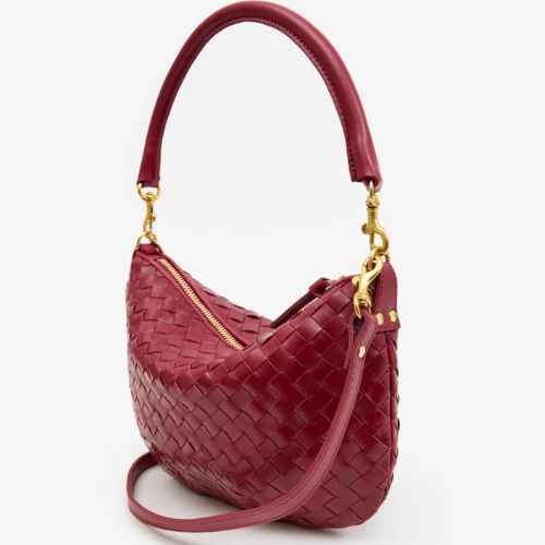 Petite Moyen Messenger-Medium Woven Diagonal