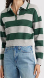 Lennon Double Collar Rugby Stripe