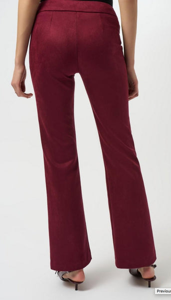 Scuba Suede Flared Pull On Pant