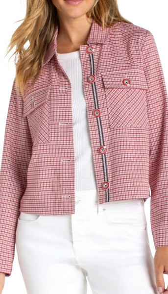 Shacket With Flap Pockets