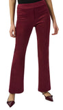 Scuba Suede Flared Pull On Pant