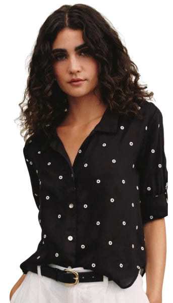Drop Collar Boxy Button Down