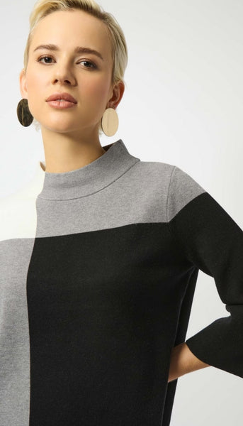 Jacquard Colourblock Pullover