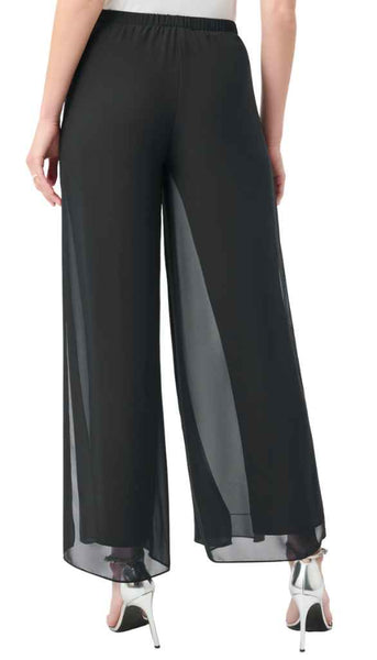 Chiffon Wide Leg Pull On Pants