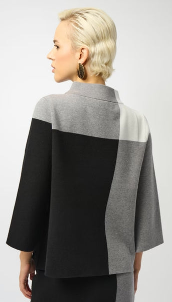 Jacquard Colourblock Pullover