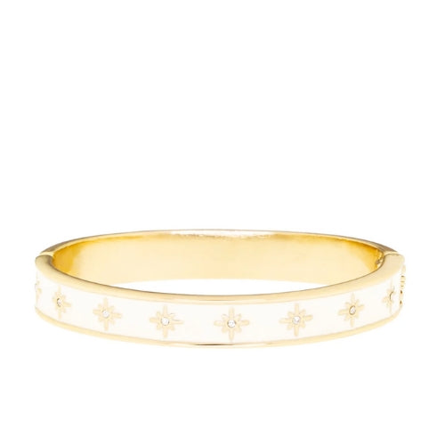 Enamel Mini Starburst Bangle