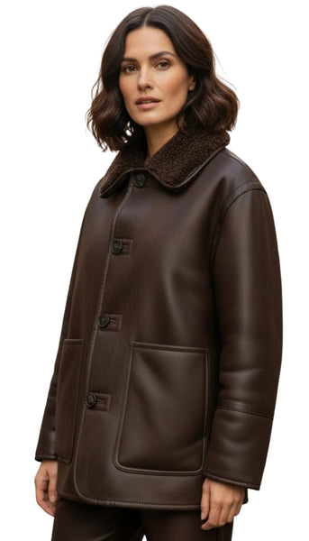 Reversible Shearing Coat