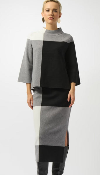 Jacquard Colourblock Pullover