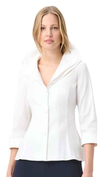 Double Lapel Collar Blouse