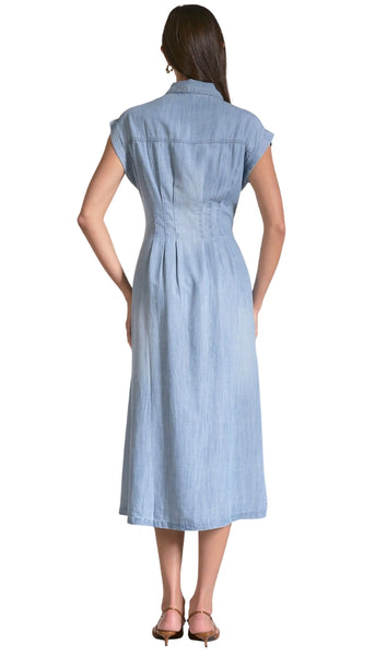 Cap Sleeve Midi Dress