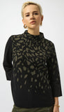 Jacquard Animal Print Sweater