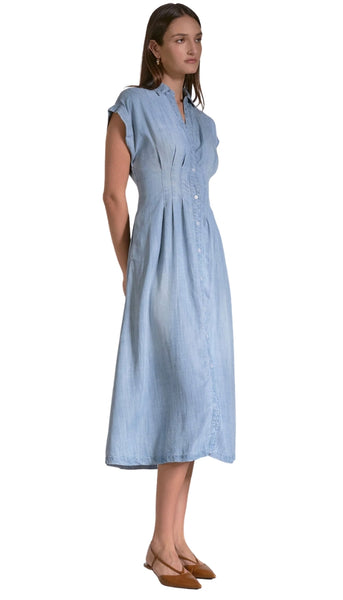 Cap Sleeve Midi Dress