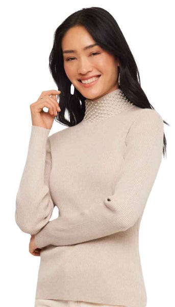 Pearl Turtleneck Sweater