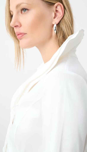 Double Lapel Collar Blouse