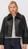 Dria - Black Shearling