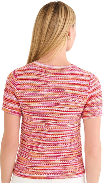 Spacedye Tuck Stitch Sweater Tee