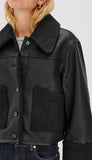Dria - Black Shearling