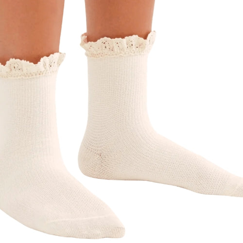 Beloved Waffle Knit Ankle Sock