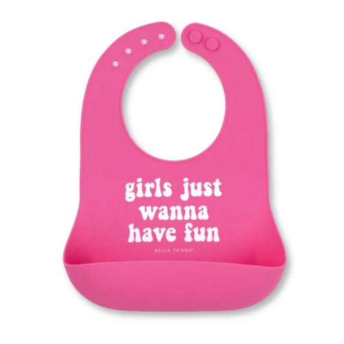 Girls just wanna have fun wonder bib
