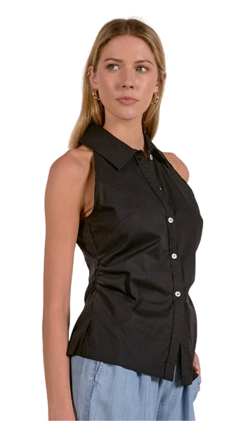 Top Colloar Sleeveless