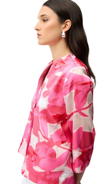 Floral Print Swing Jacket