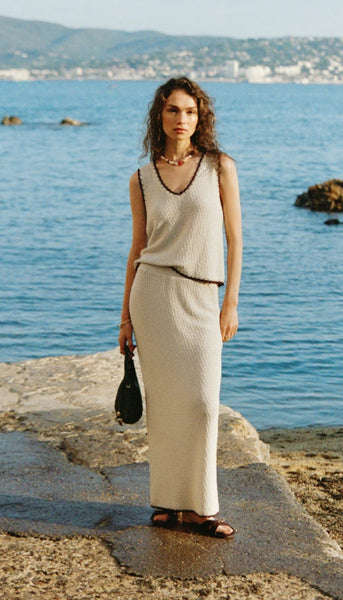 Yessenia Whipstitch Skirt