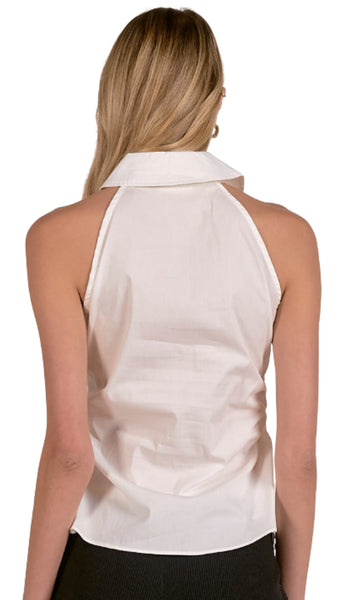 Top Colloar Sleeveless