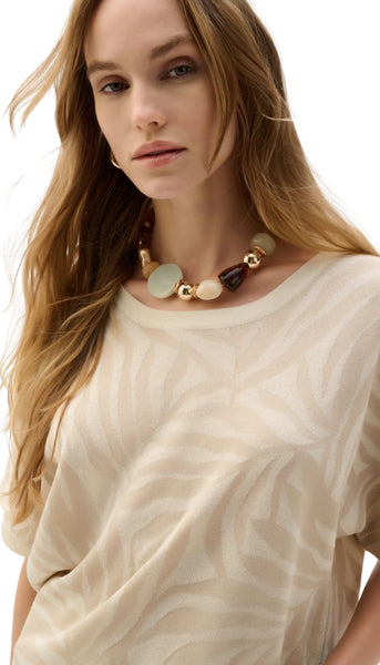 Tropical Print Sweater