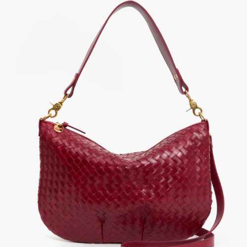 Moyen Messenger-Medium Woven Diagonal