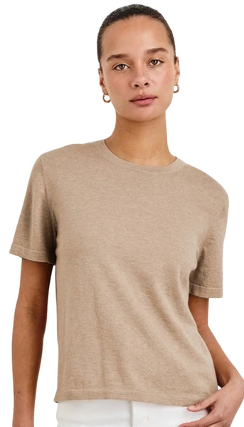 Cotton Cashmere Short Sleeve Tee