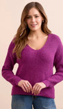 Drop Shoulder Neck Sweater