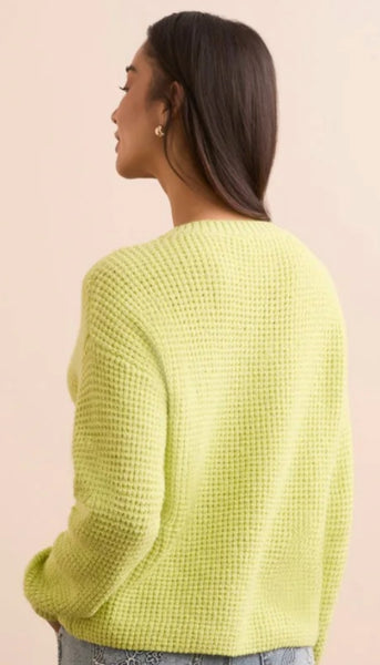 Drop Shoulder Neck Sweater
