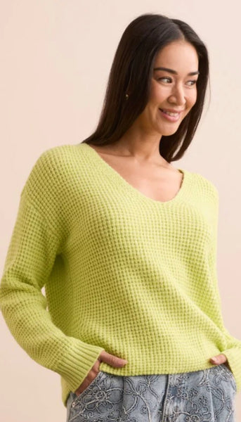 Drop Shoulder Neck Sweater