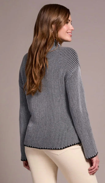 Long Sleeve Funnel Neck Sweater
