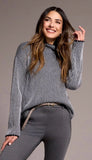 Long Sleeve Funnel Neck Sweater