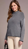 Long Sleeve Funnel Neck Sweater