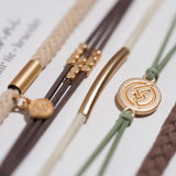 Hair Tie + Bracelet-Climb, Medium