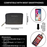 Clip & Go Strap With Pouch - Brushed Vegan Leather