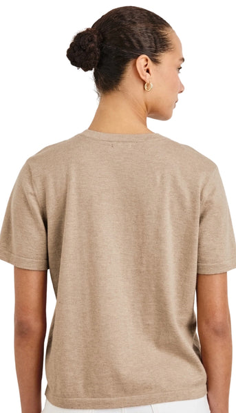 Cotton Cashmere Short Sleeve Tee