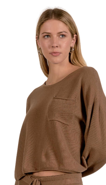 Crew Neck With Front Pocket