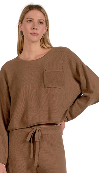 Crew Neck With Front Pocket