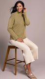 Long Sleeve Funnel Neck Sweater
