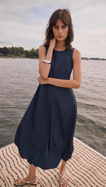 A-Line Dress With Bubble Skirt